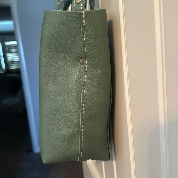 Portland Leather Goods Eucalyptus Mini-Crossbody Tote - Picture 3 of 6